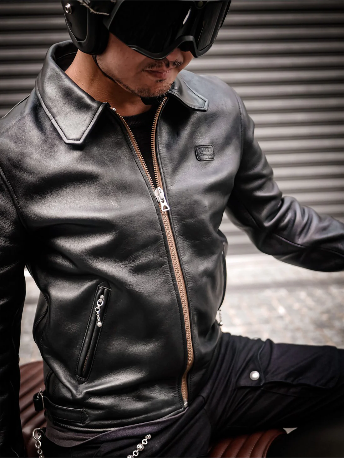 Mutt Bolt Thrower Leather Jacket - Image 7